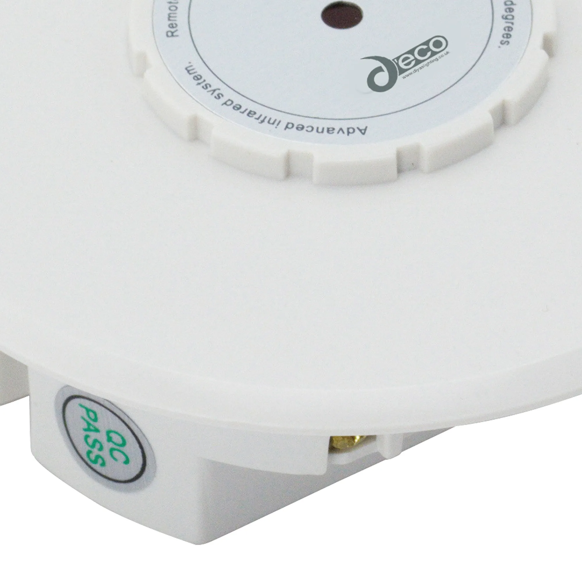 Espial Round Recessed 4 Channel Infrared Receiver White D0156  Deco Espial
